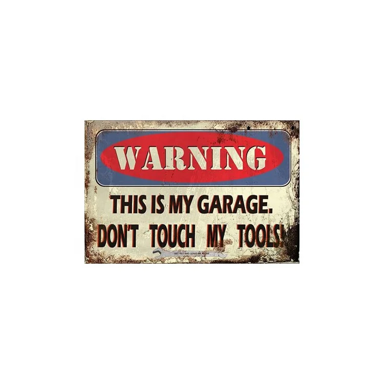 New Arrival Car Mechanic Advertising Garage Plaque Vintage Metal Posters Tin Sign Wholesale For Bar Garage Wall Decor