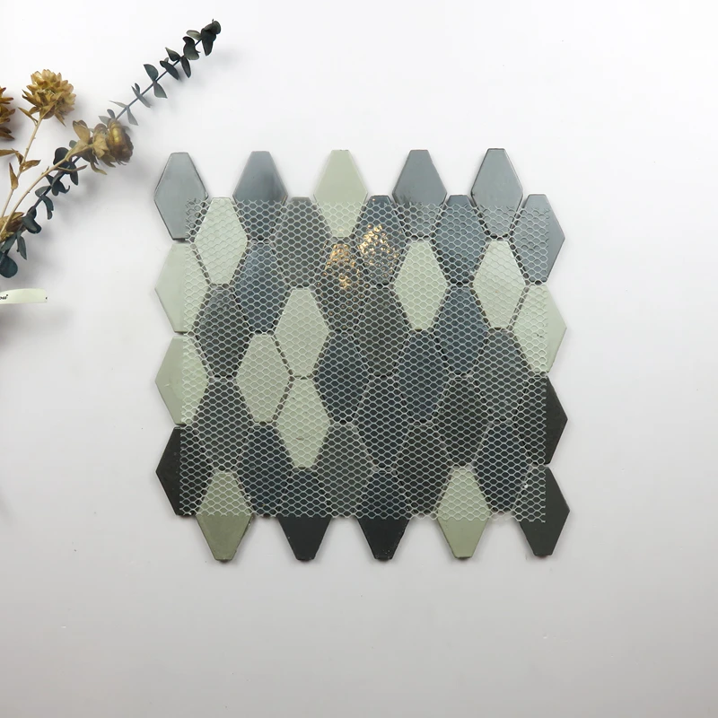 Good quality Hot-Melting Glass Mosaic for bathroom swimming pool tiles Tile Design