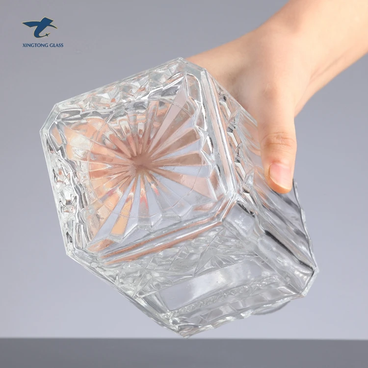 Custom bottle 500ml 750ml empty custom fancy wine glass bottle for whisky