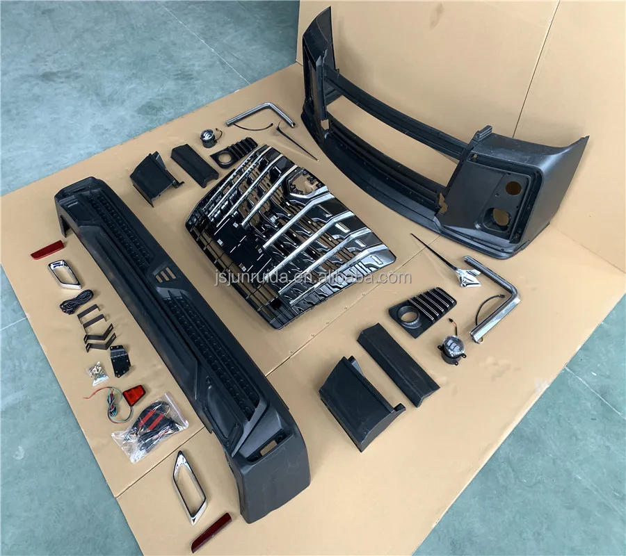 Car Accessories Front Rear Bumper Facelift Wide Conversion Body Kit for Toyota Hiace 2005 2012-2018