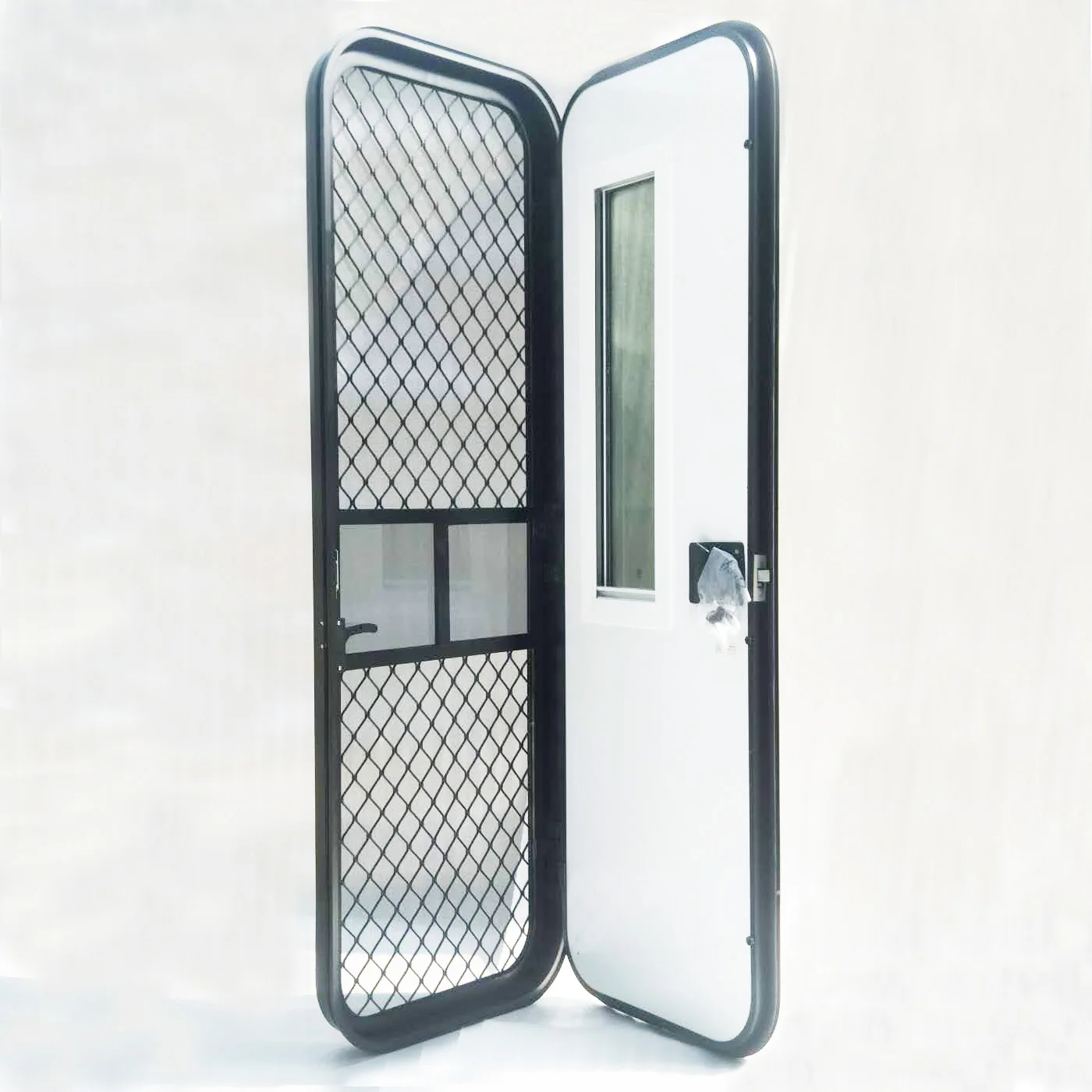  Aluminum Panel ECE DOT Tempered Glass Metal Grid Fly Screen Caravan Camper RV