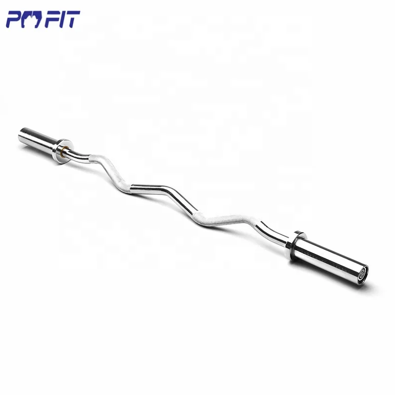 Steel barbell bar weightlifting gym fitness equipment manufacturer eleiko powerlifting bar Vibrating Curved Barbell