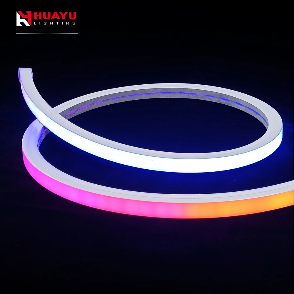 Dotless led neon sign waterproof IP67 high bright 2835 neon led strip lights 12v size 20*20mm for indoor/outdoor  decoration