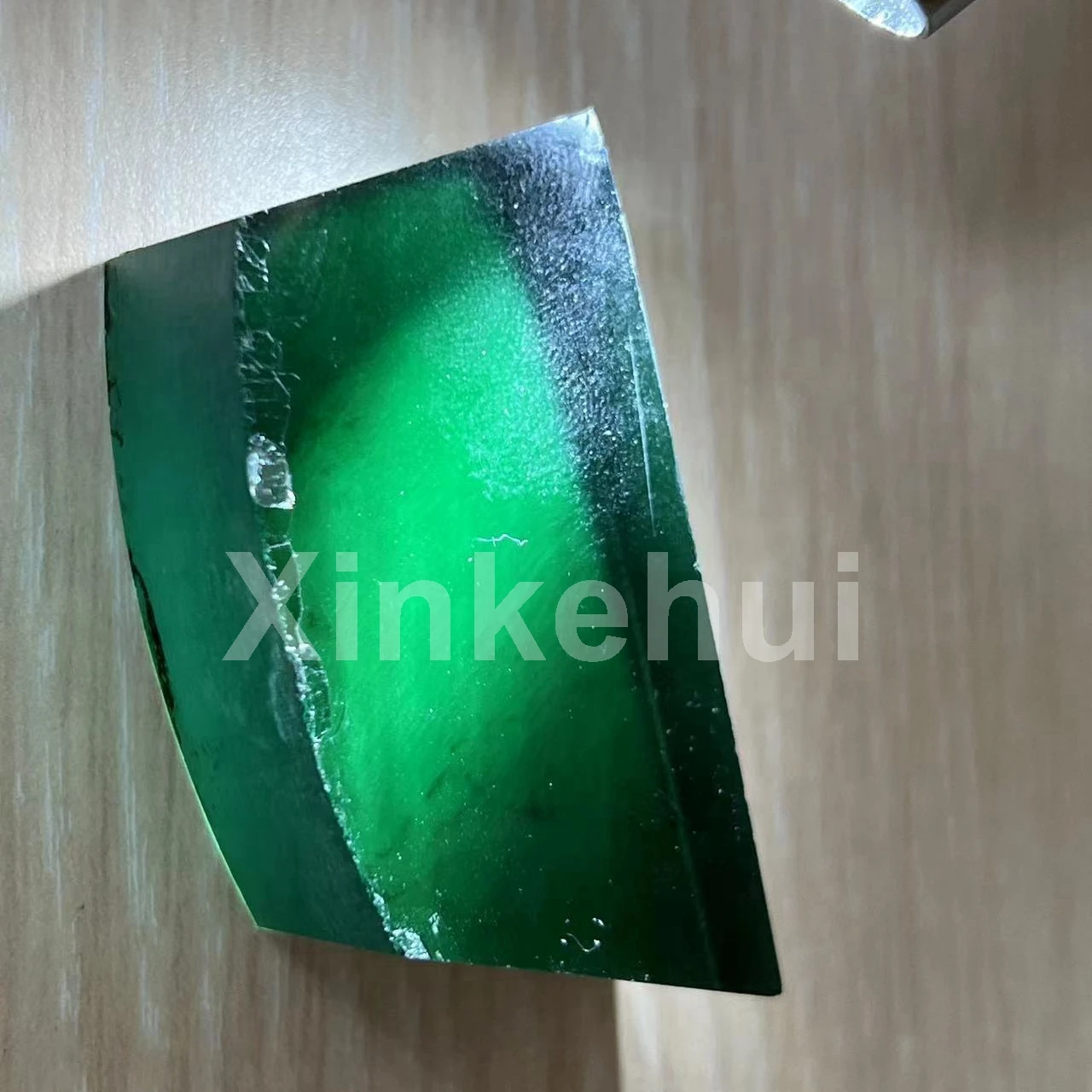 High Quality Red Color Titanium Doped Sapphire Doped Sapphire Single Crystal Lens For Laser Device