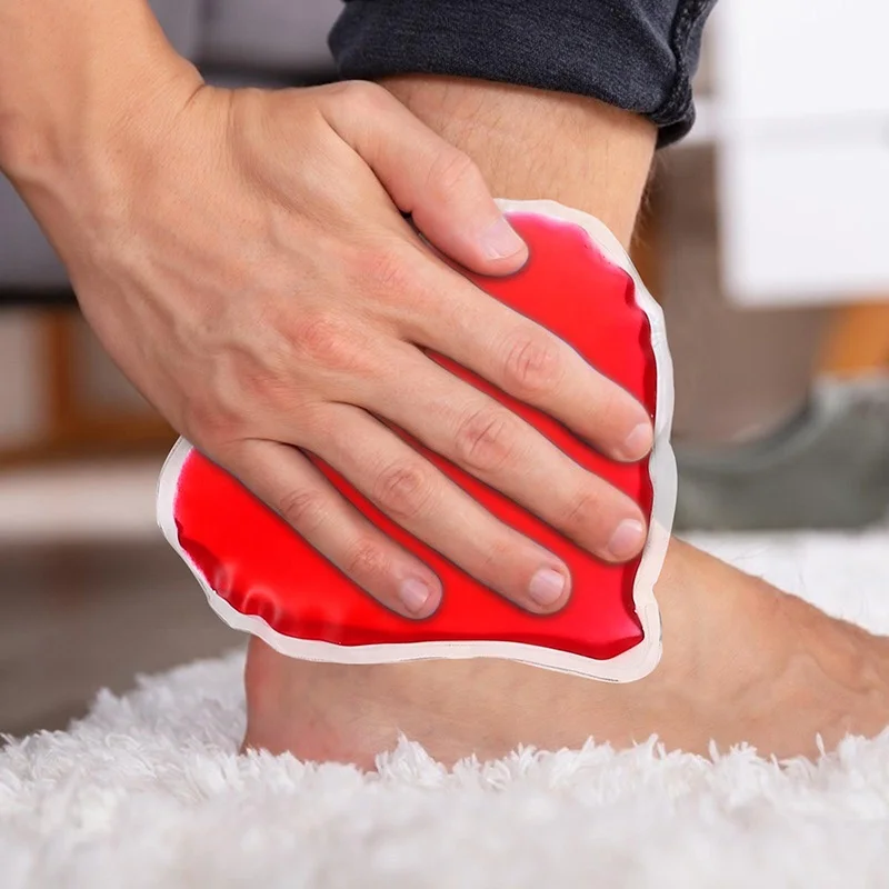 reusable custom design heart shaped cold gel ice cooling pack