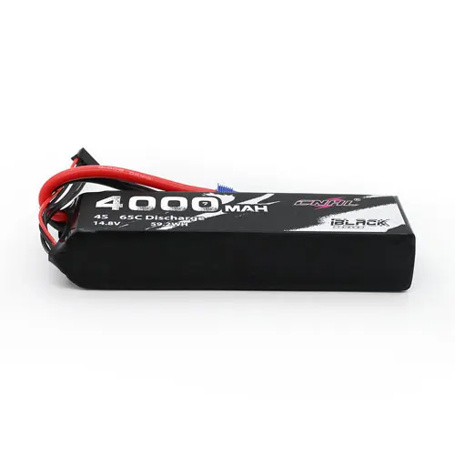 cnhl black series 4000mah 14.8v 4s 65c lipo battery with ec5 plug