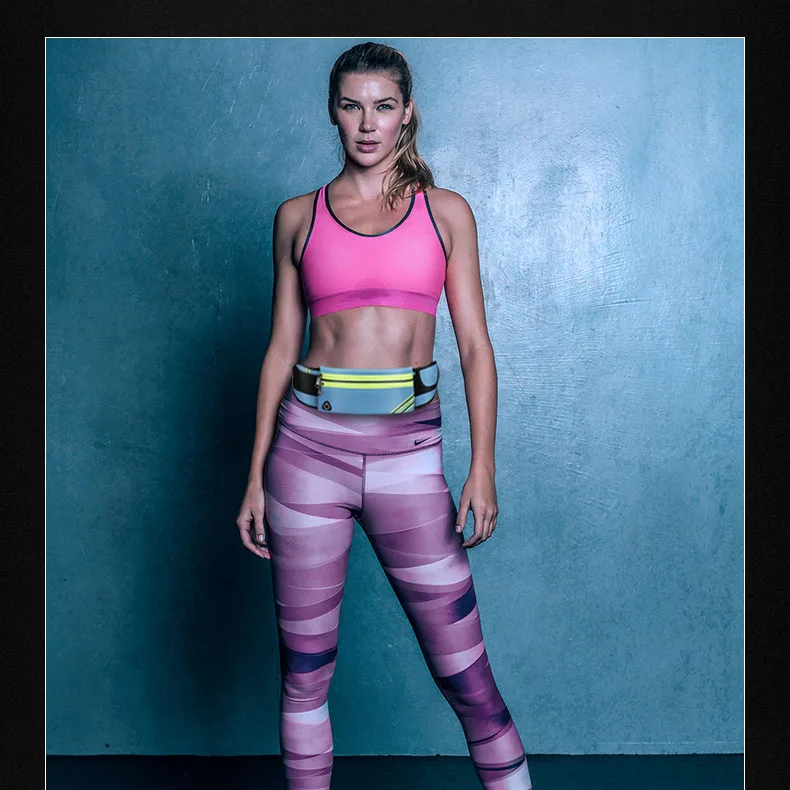 Fitness Sport Safety Elastic Flat Cell Phone Holder Belt For For Running Jogging Hiking