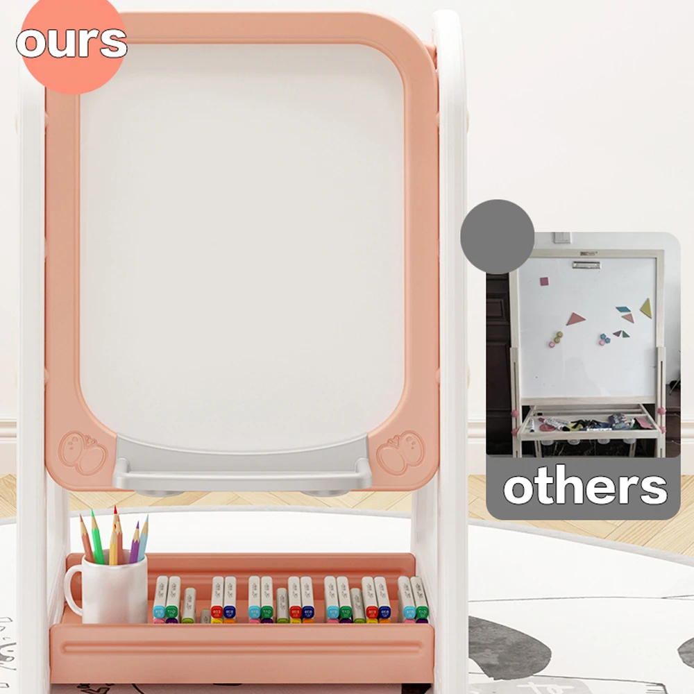 5 in 1 Mini Magnetic Board Stand Drawing Toys Doodle Dry Erase Books Children Easel Magic Foldable Kids Painting Writing