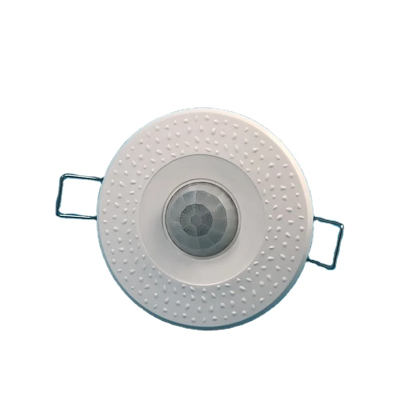 Embedded ceiling Three line Hole Size 80mm white Sound and light-controlled energy-saving switch