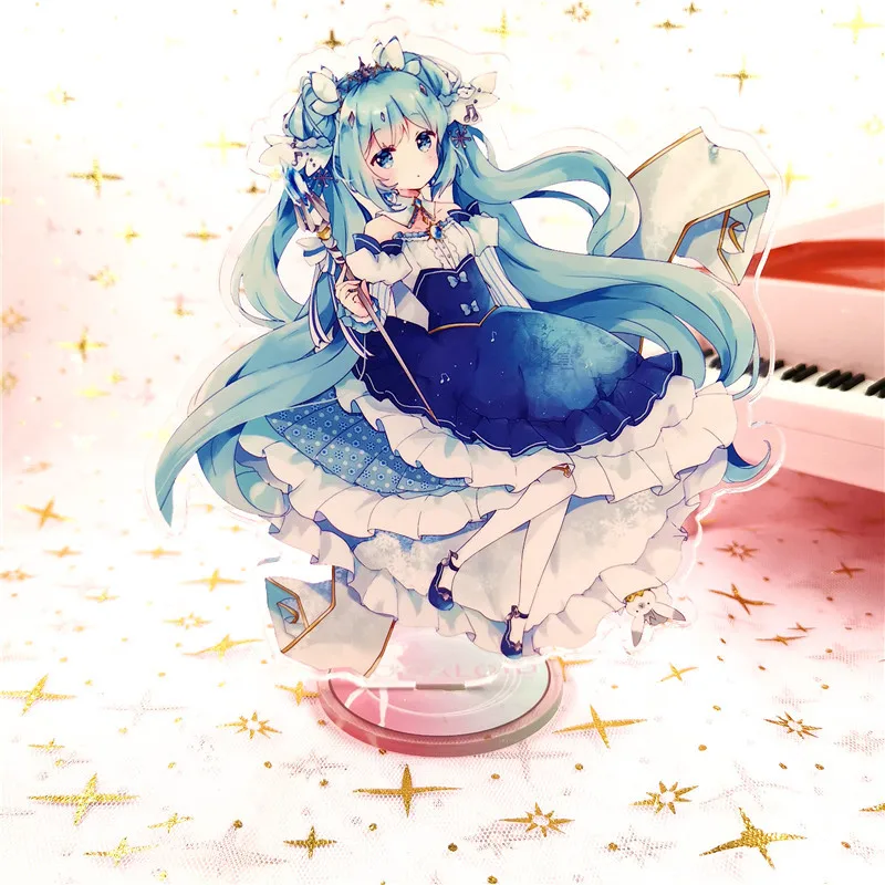 NO MOQ Laser Cut UV Full-Color Printing Standee Anime Clear Plastic Acrylic Standee  Holder for fans