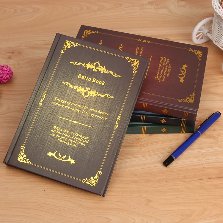 Retro Notebook Magic Notebook European Style Student Notepad Spot Wholesale Thick Vintage Notebook