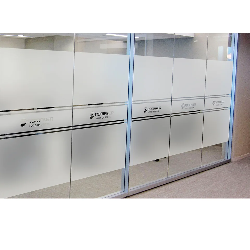 Индивидуальная оконная пленка неклейкая матовая стеклянная Конфиденциальная статическое склеивание масляная печать наклейка