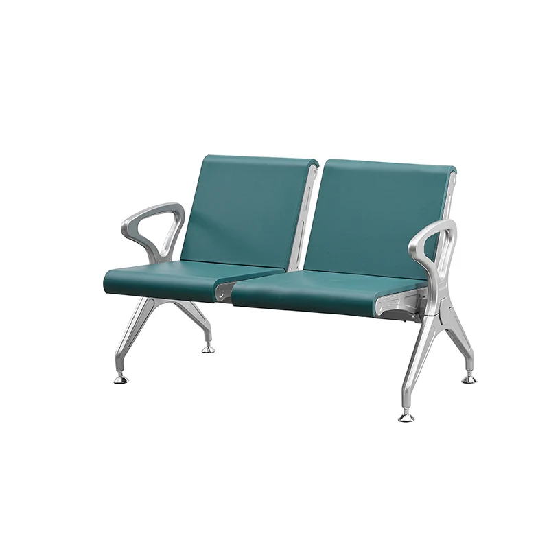FLYA Furniture Hospital Transfusion Chair Hospital Waiting Chair 3-seater With Infusion Stand Iv Chairs