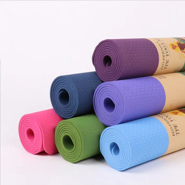 Eco Friendly Custom Printed logo Hot Selling Cheap TPE yoga mast for sales