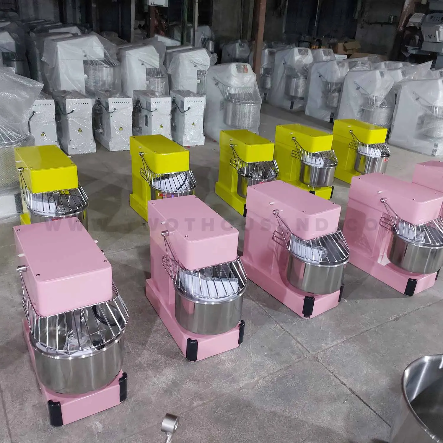 10 Liters Painted Body Commercial Spiral Dough Kneader Machine HS10F