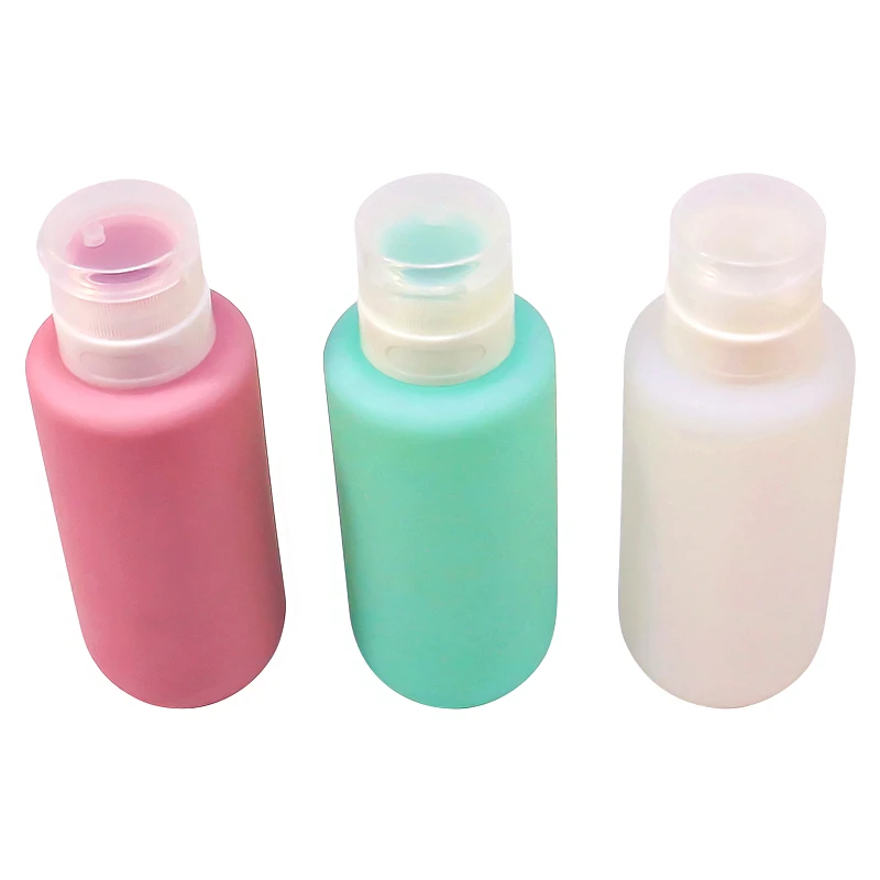 Eco friendly Silicone Products Reusable 200ml Soft Silicone Squeeze Travel Lotion Bottle Empty Large Size Shampoo Bottle Tube