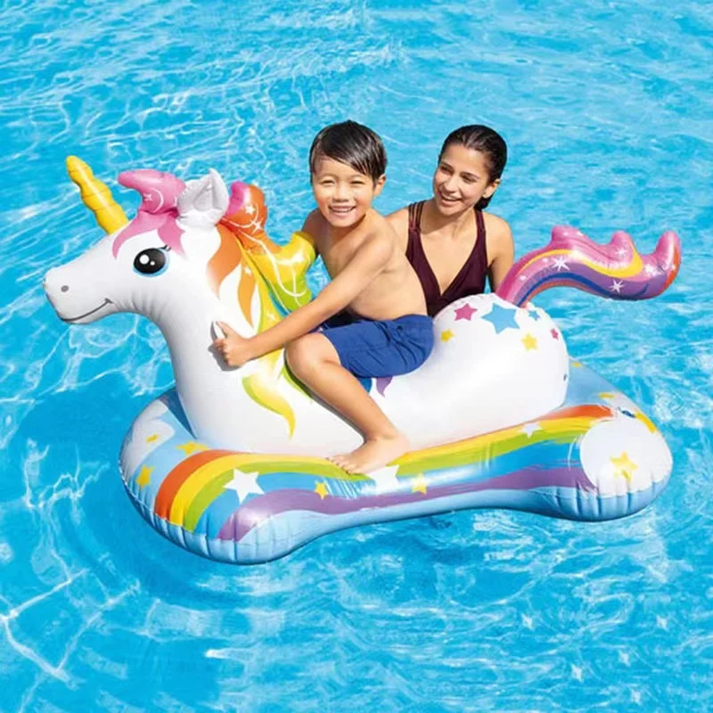 Intex 57552 Unicorn mount Children adult surf inflatable mount Water Beach swimming toy