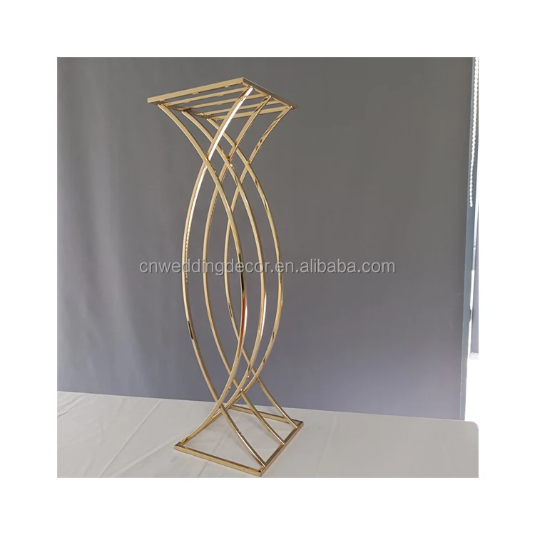 2023 Hot Sale Gold Metal Stainless Wedding Table Centerpiece Flower Ball Holder Stand With Best Price