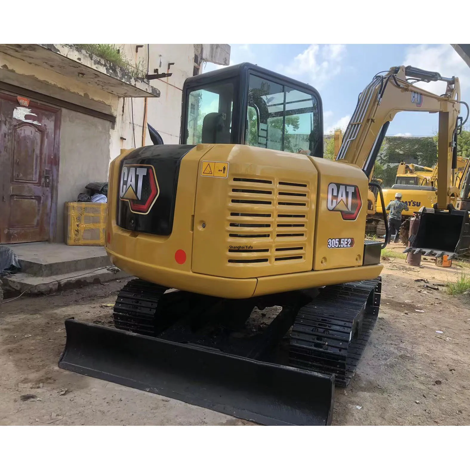 5-тонный экскаватор Second Hand CAT Caterpillar 305.5E в 90% новый подержанный гусеничный по низкой цене