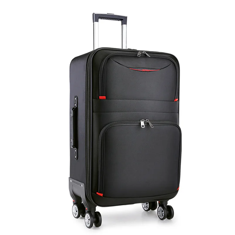 YX16954 Customization Oxford Trolley Luggage Suitcase outdoor Travel Durable Zipper Luggage Carry on Bags with Wheel