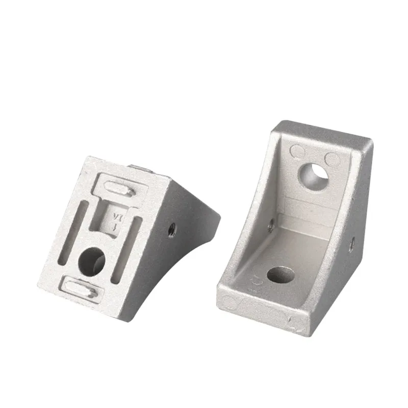 Langle LE-JJ Connector Corner Joint for Aluminium Profiles Accessories Aluminium 60 Degree Angle Bracket 4040 Triangle Bracket