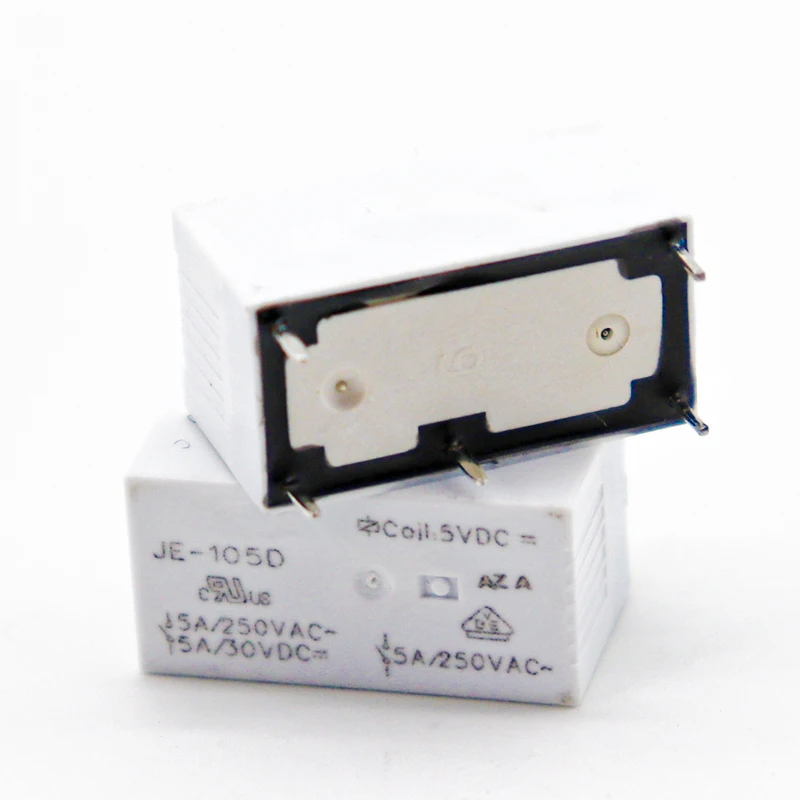 JE-105D 112D 124D DC электромагнитное реле оригинальный 5-контактный 5 В, 12 В, 24 В постоянного тока