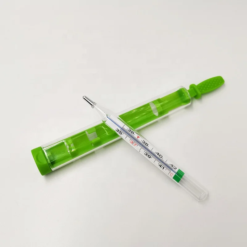 Medical metallic glass liquid thermometer mercury-free factory price gallium mercury-free thermometer