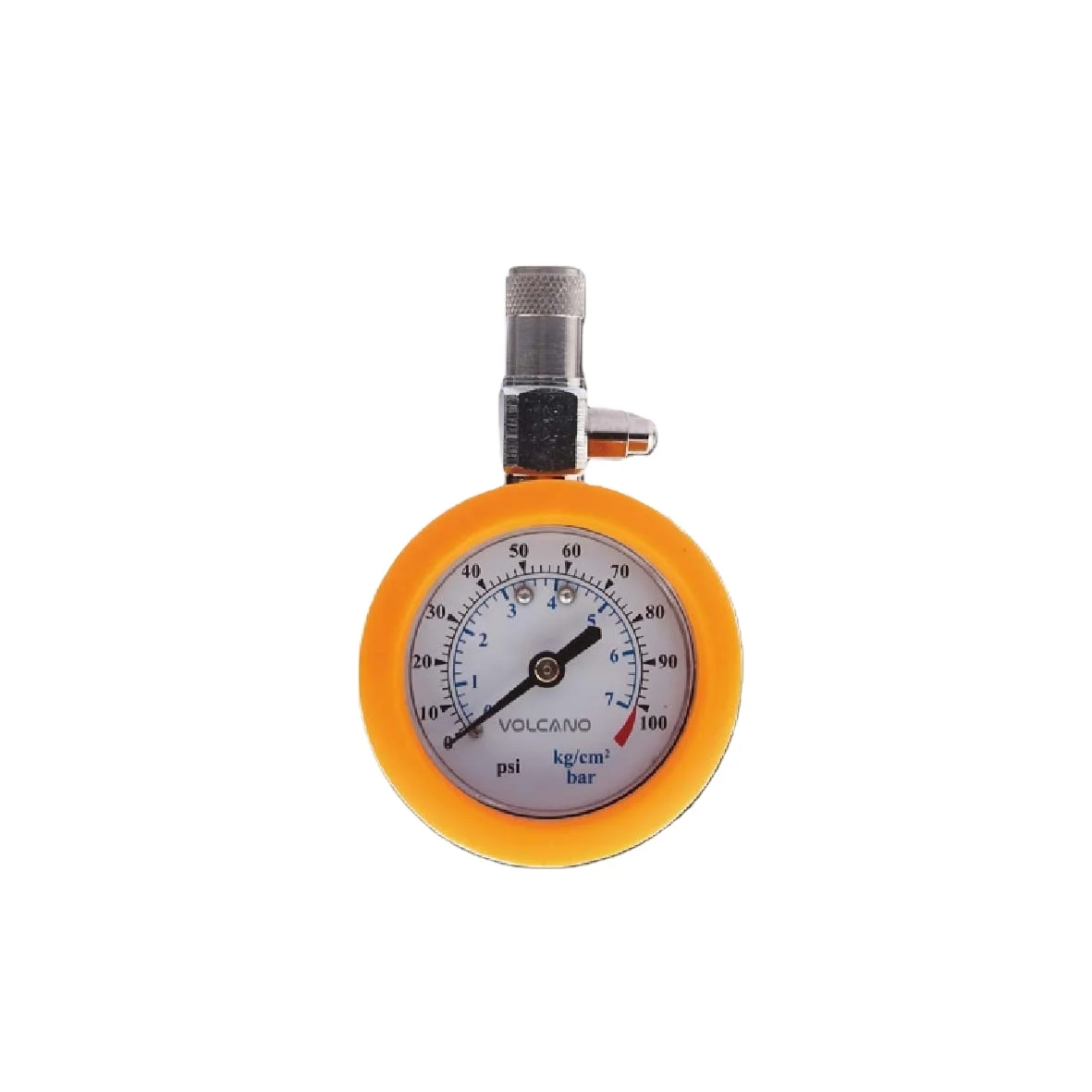 TG08 2.0' Precise Tire Pressure Gauges with rubber boot 1~100PSI air pressure gauges