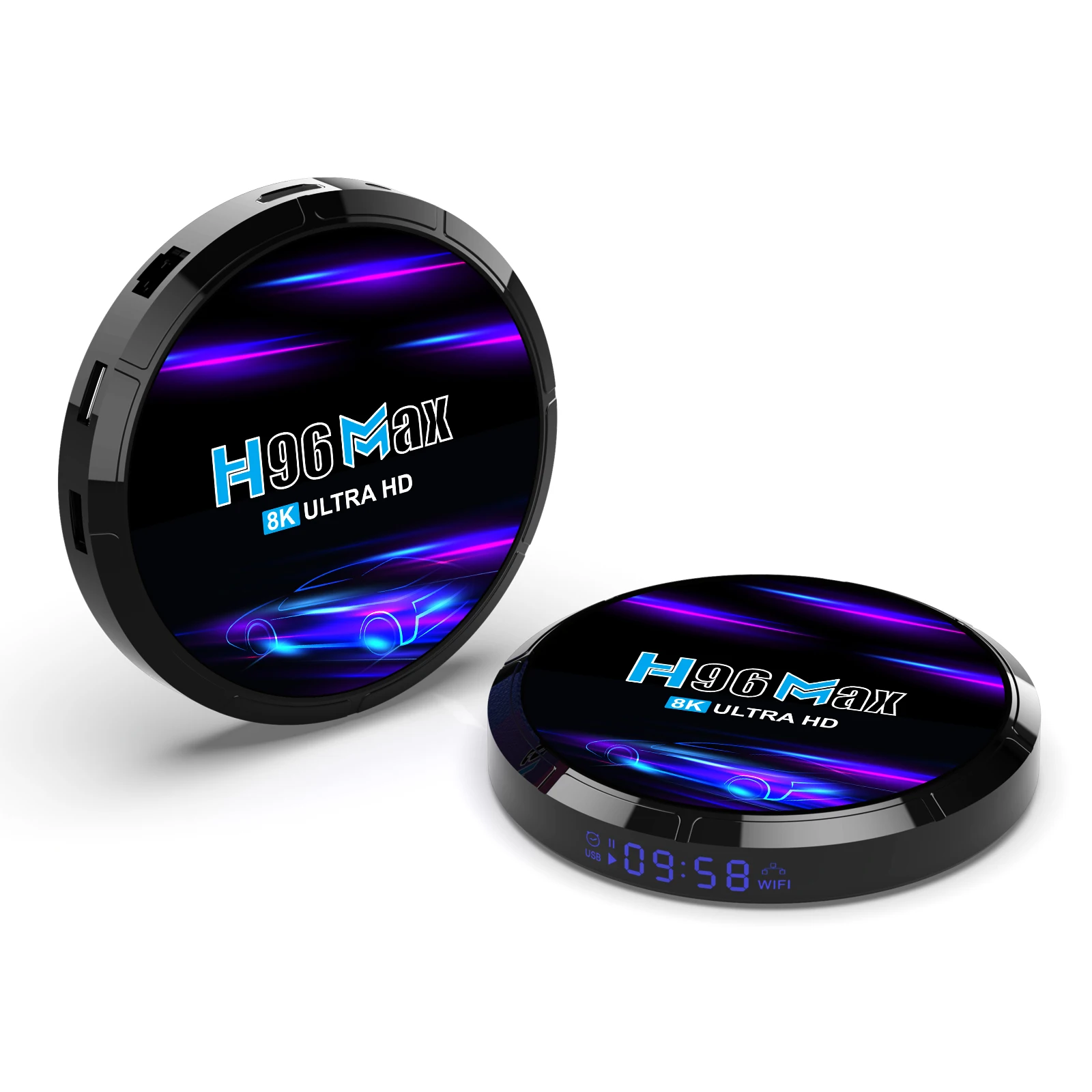 OEM/ODM service Android 12.0 H96 MAX M6  tv box support 8k allwinner H618 streaming Box 2.4G voice remote control media player