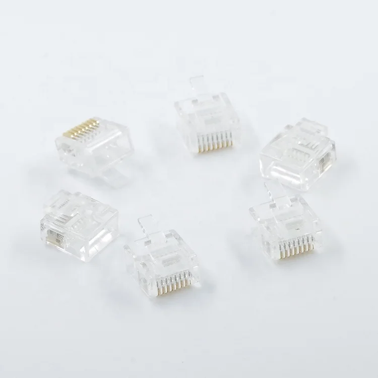 Модульный Штекерный разъем Ethernet RJ45 Cat5e