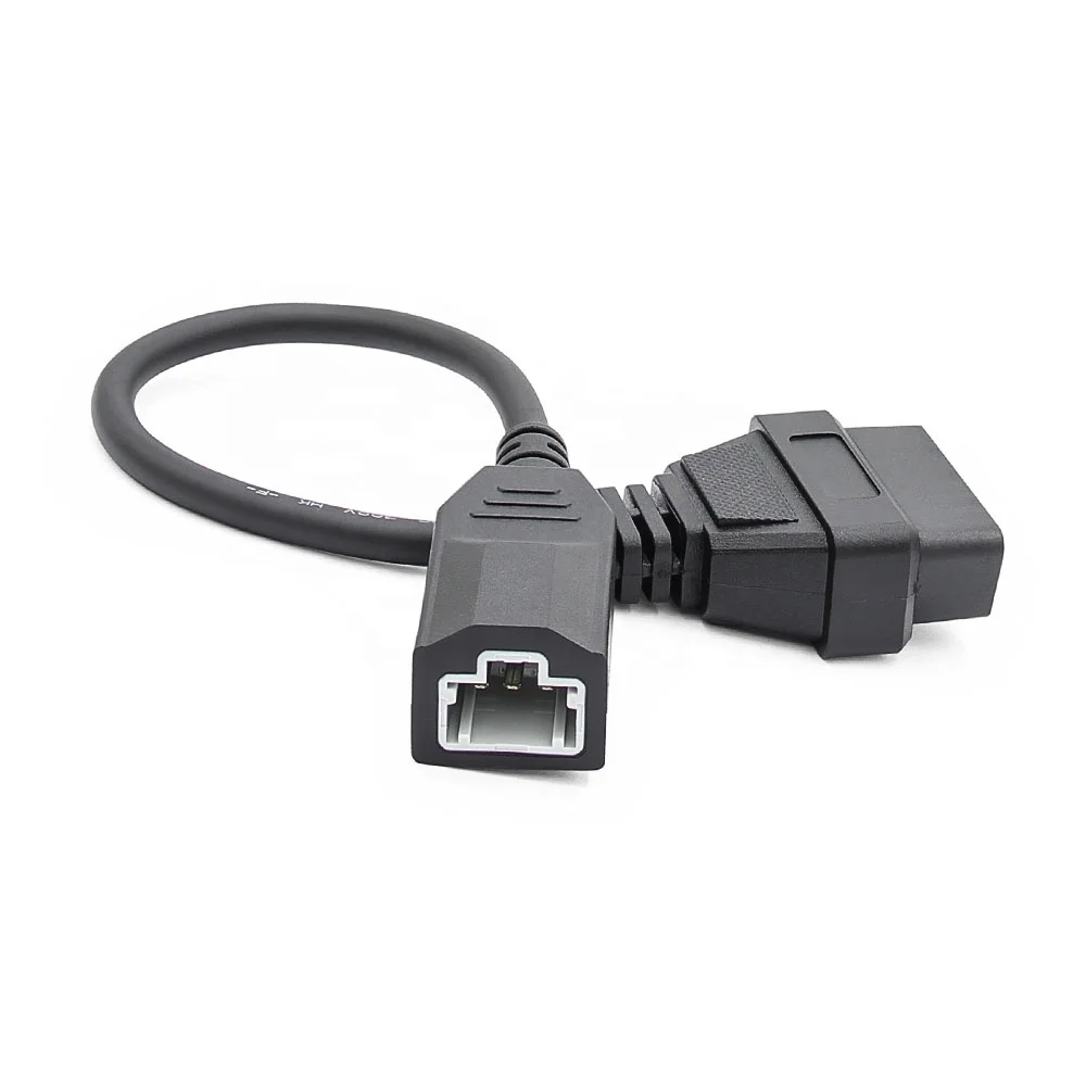 Кабель диагностический 3-контактный совместимый с разъемами OBD2 для Honda