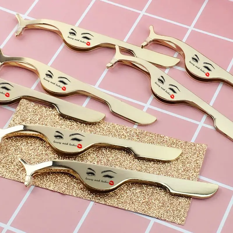 Щипцы для завивки ресниц с индивидуальным логотипом, щипцы для завивки ресниц, щипцы для завивки накладных ресниц из нержавеющей стали, инструменты для красоты