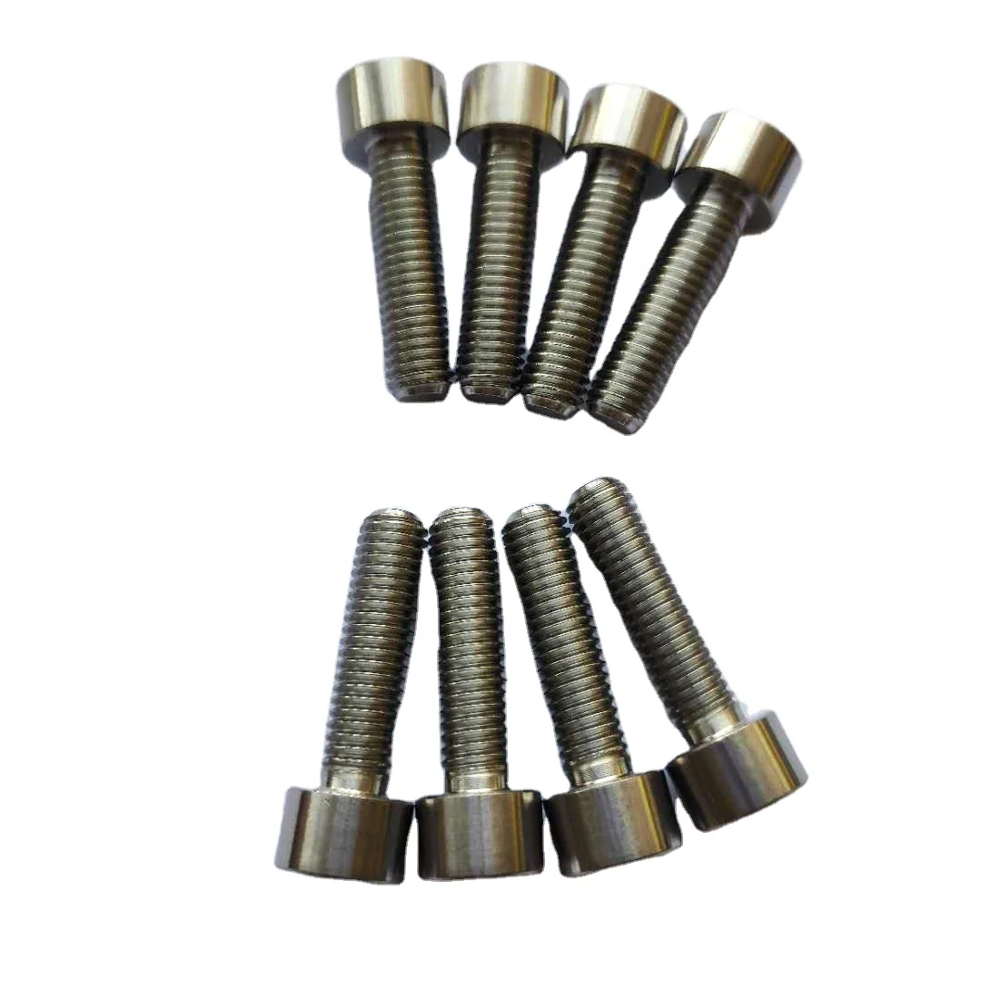 Титановые болты, винты для горного и дорожного велосипеда, винты с хвостовиком для велосипеда, титановые конические болты с головкой