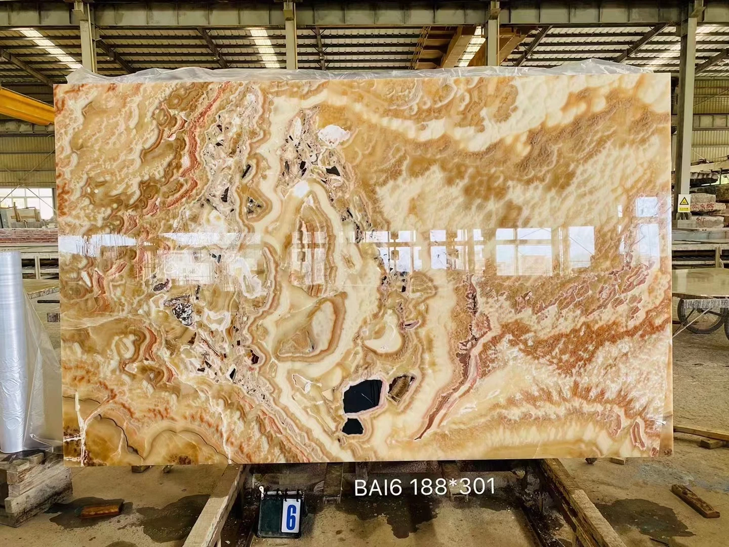 Orange Onyx Slab