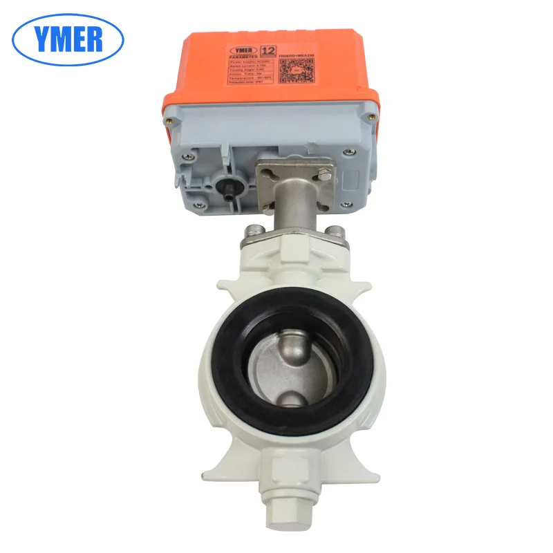original Wholesale high quality Aluminum alloy 220v electric butterfly valve for water DN25 DN32 DN40 DN50 DN65 DN80