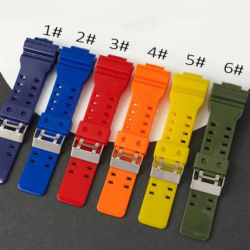 water-proof sport TPU replacement G shock watch band for brand wrist