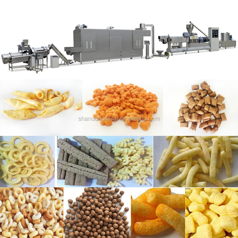 China supplier Jinan Shandong Corn Puff Core Filled Making Machine Equipment Machinery