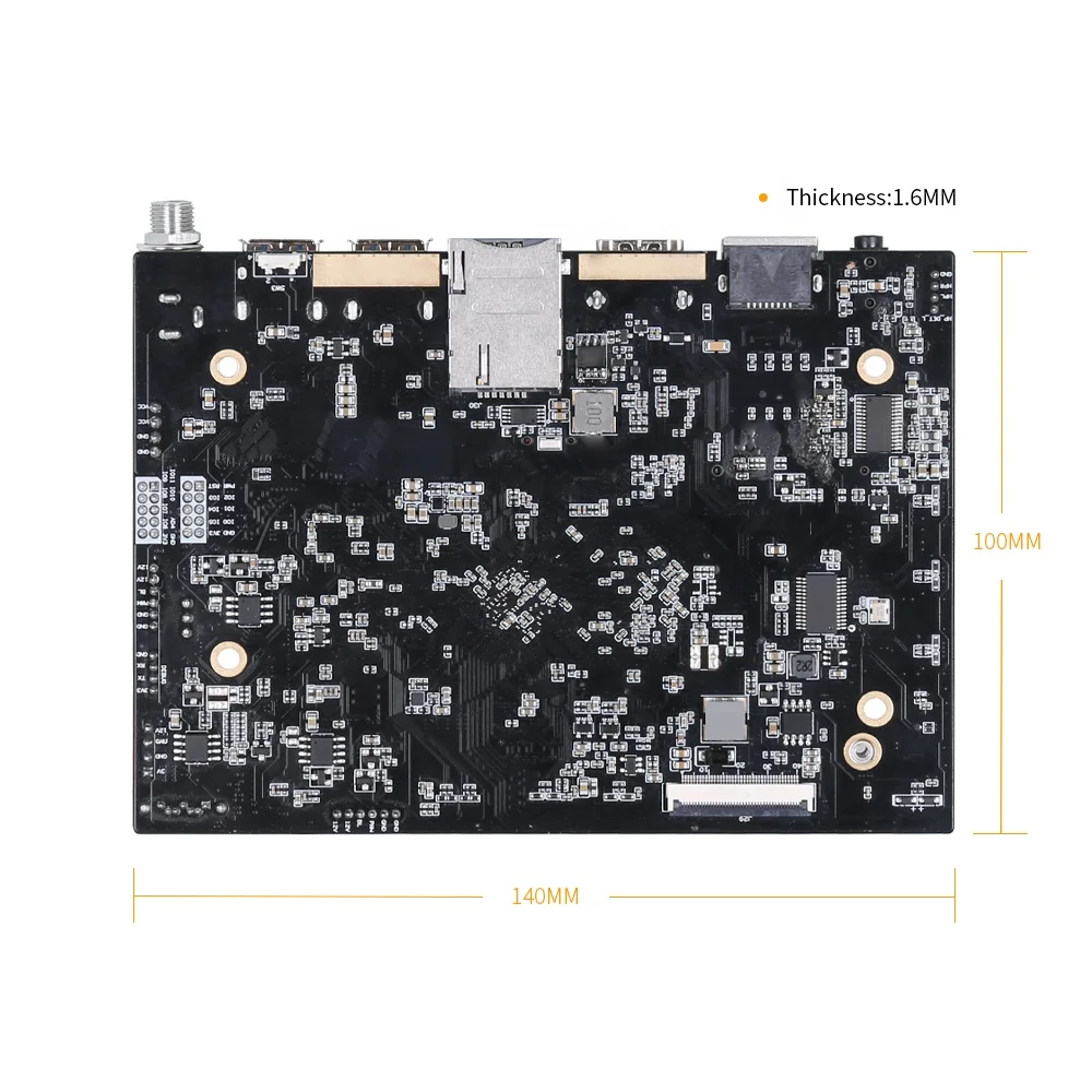 Cost-effective ARM-based SBC Multi Media LCD Driver Board 2GB DDR4 32GB eMMC RK3568 Quad Core 64bit Cortex-A55 CPU Android Board