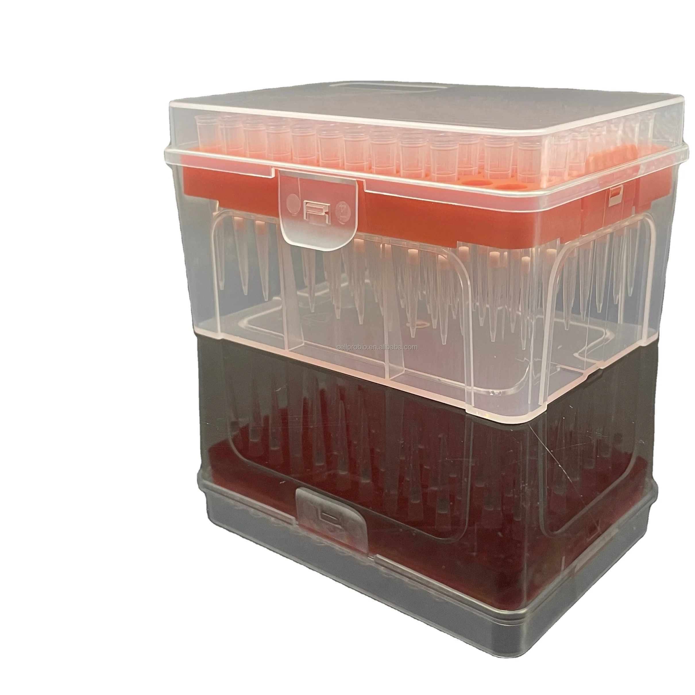 Оптовая продажа полипропиленовых одноразовых наконечников пипетки 200 мкл, пластиковые наконечники Микропипетки