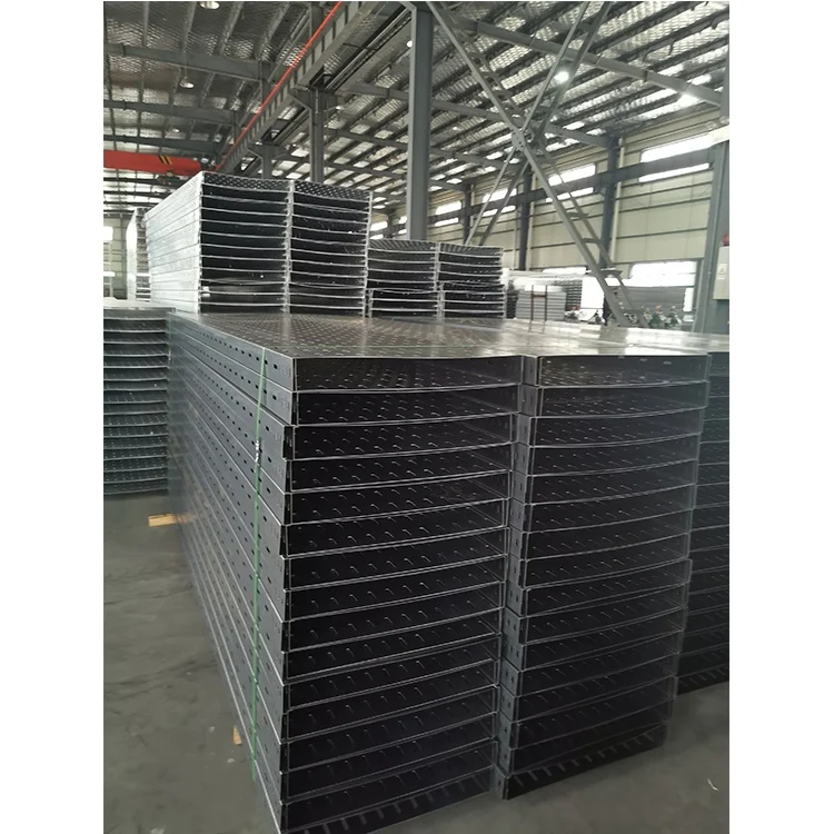 Inside Riser Cable Tray Hot Dipped Galvanized Steel Cable Tray and Perforated Cable Tray Supporting system