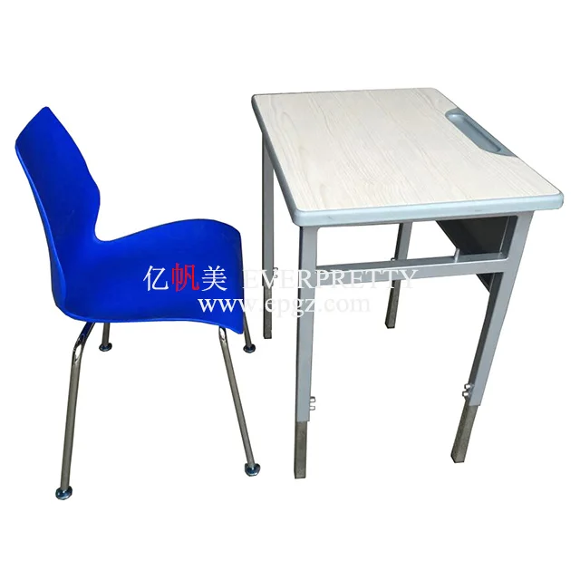 Школьная мебель нового дизайна, пластиковый стул и стол из МДФ, Лидер продаж, используется для начальной и старшей школы