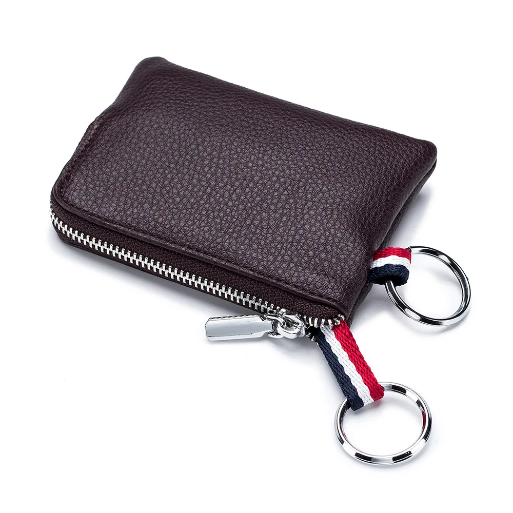 Real Leather Coin Purses Cute Small Portable Change Money Bags Key bag Pocket Wallets Case Mini Pouch Zipper