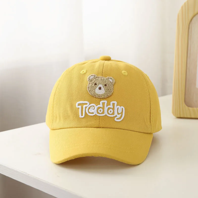 Spring Summer New Korean Versatile Children Baseball Cap Letter Printed Boys Girls Duck Tongue Cap For Kids