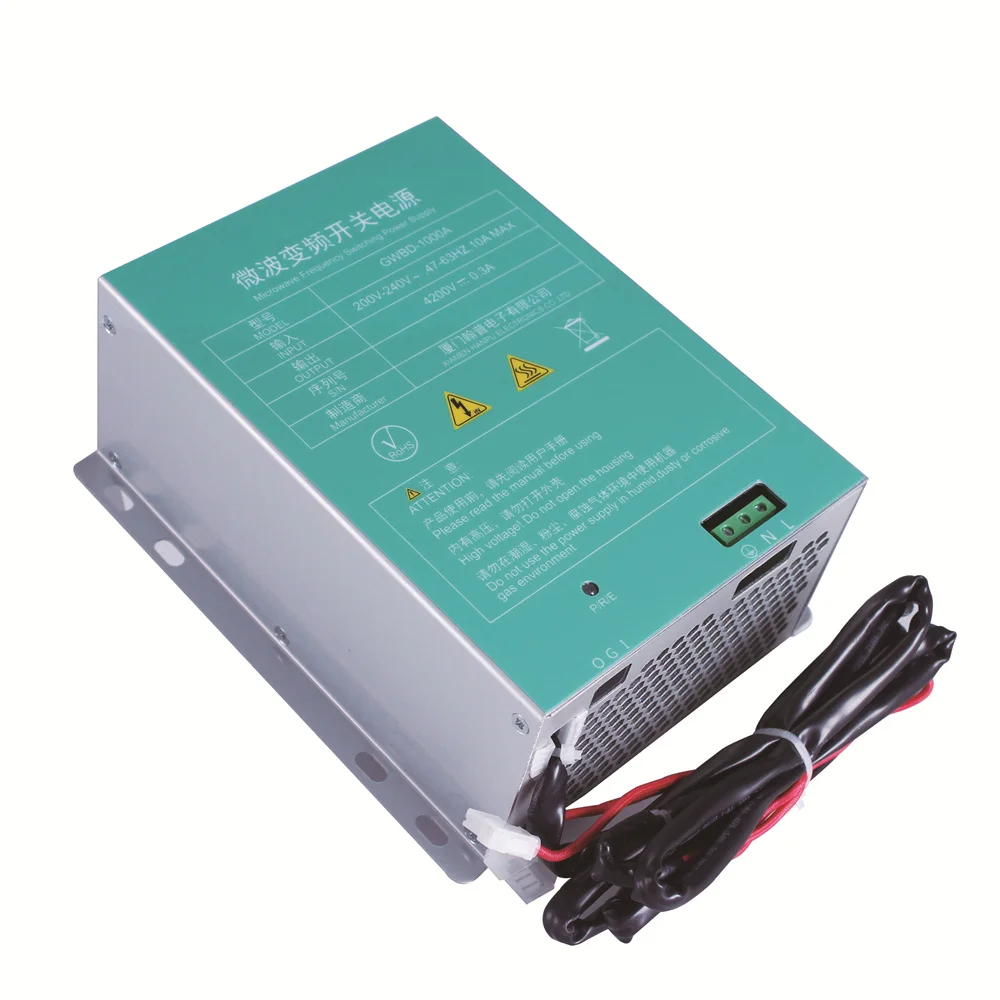 Промышленный коммерческий импульсный источник питания для магнетрона 1000 Вт, импульсный источник питания, микроволновый источник питания