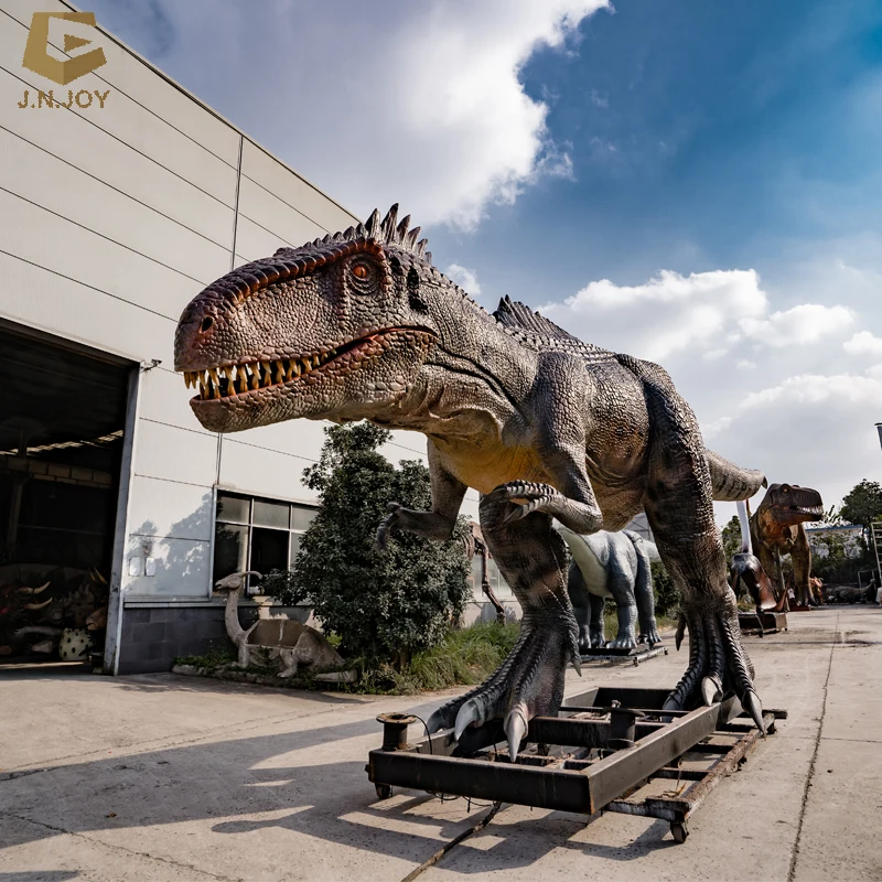 AD-51 Custom Amusement Park Life Size Realistic  Animatronic Dinosaur Model For Sale
