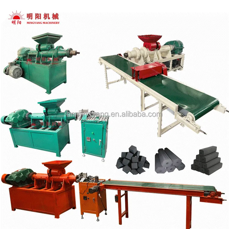 Hot Selling Small Carbon Black Coal Powder Charcoal Briquette Compress Machine for BBQ Shisha Production Line