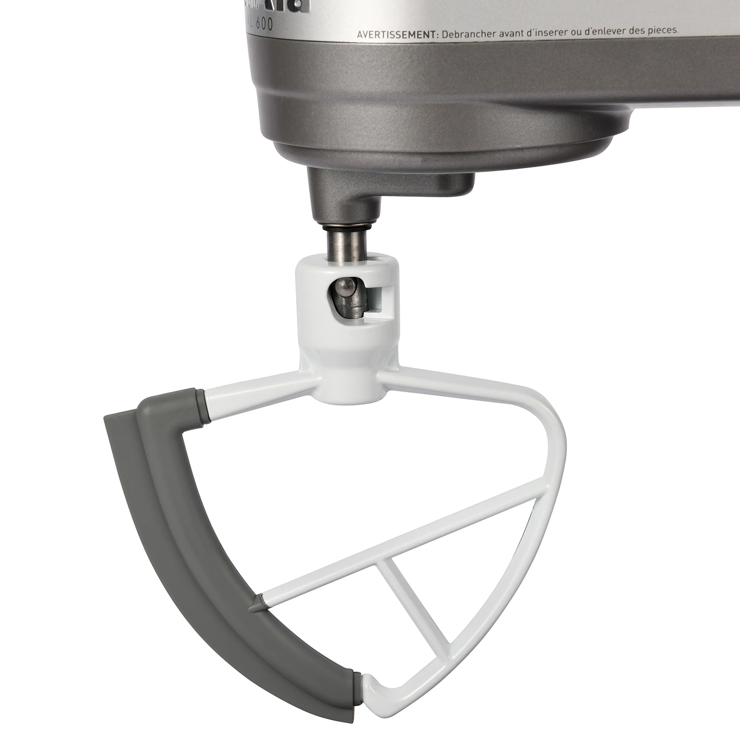 Stand Mixer Accessory 4.5-5 Quart Flex Edge Beater with single silicon edge for K45 KSM1 KSM100 Tilt-Head Stand Mixers,White