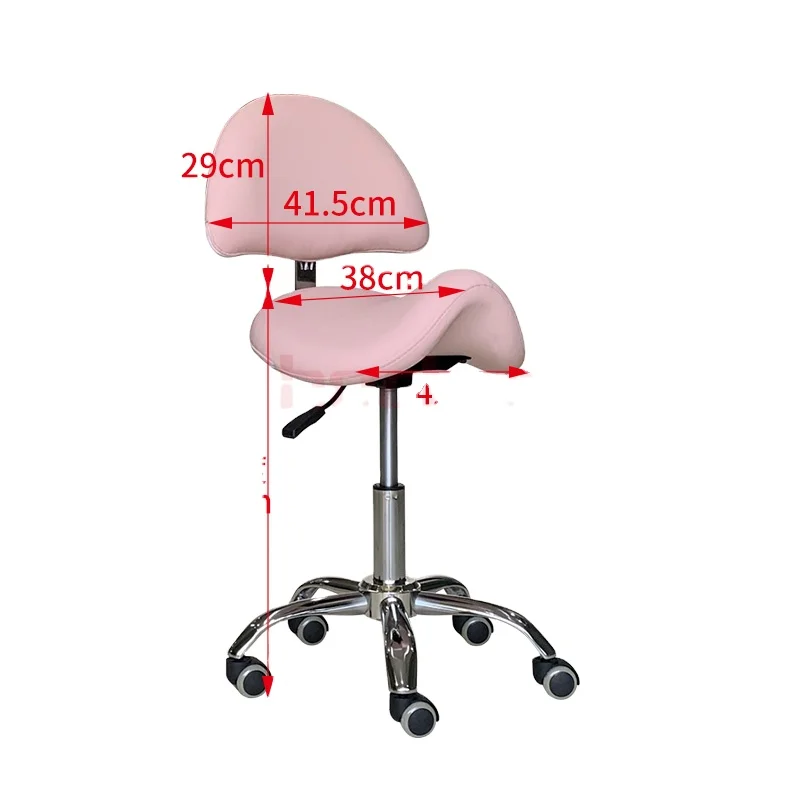 Hochey Medical Customized High Quality Lifting Rotating PU leather Metal Stool Height Adjustable Bar Chair