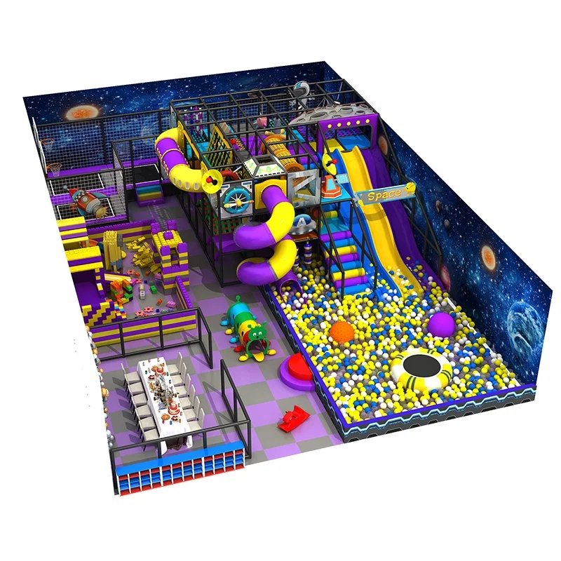 228SQM High Quality Kids Space Theme Indoor Playground equipment  for sale