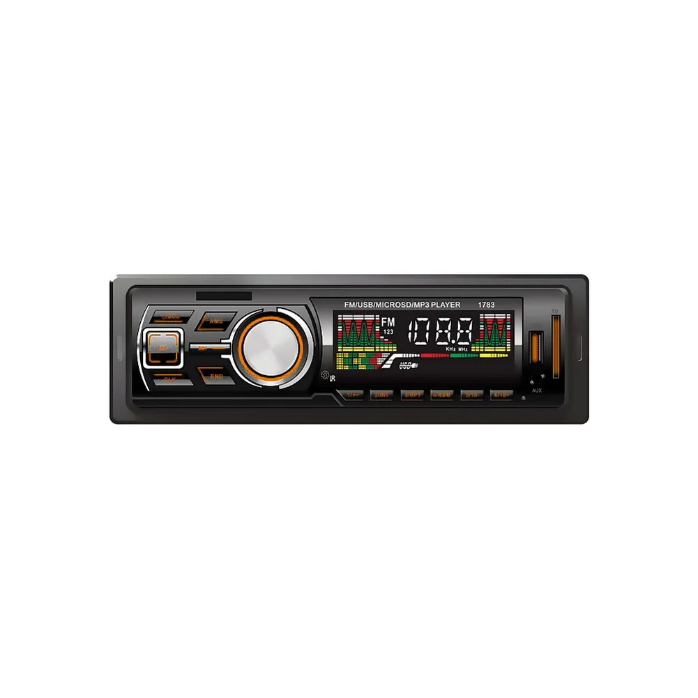 24V Bus Truck 1 Single Din Car Mp3  Player with BT Double USB port for Mobile Charger